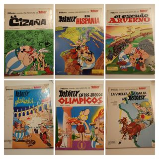 Lote 6 cómics Astérix y Obélix 