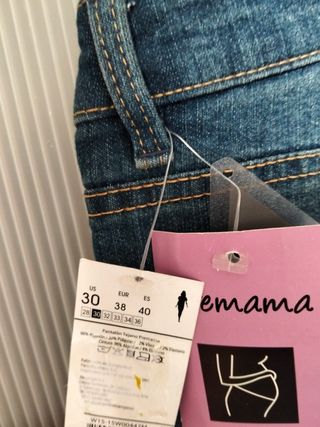 Vaqueros premamá talla 38