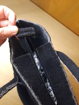 Borsa in lanacotta nera