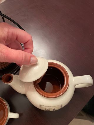 Conjunto Chá/café - Porcelana e Metal