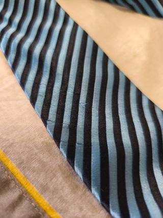 Cravatta Chanel blu e azzurra