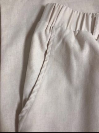 Conjunto beige: Pantalón y blusa