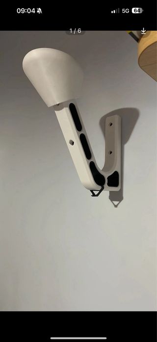 Portacasco da parete per casco moto