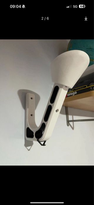 Portacasco da parete per casco moto