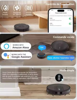 Robot aspirador Enboya D60 Wifi