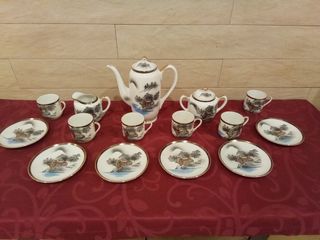 Juego café porcelana fina