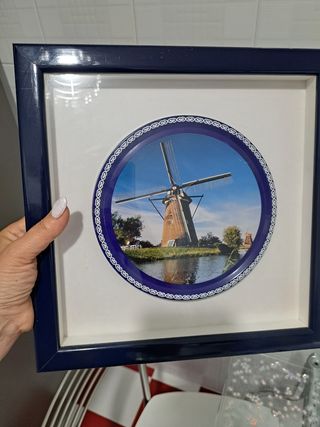 Quadro Ceramica Mulino Olandese
