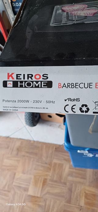 Piastra elettrica Keiros Home Barbecue nuova 