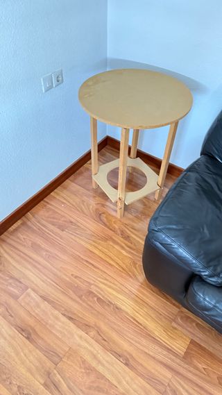 Mesa camilla madera beige