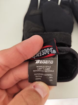 Guantes invierno moto Degend mujer