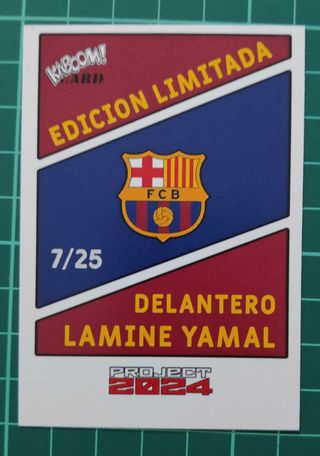 Cromo Lamine Yamal FC Barcelona 23-24 KABOOM /25