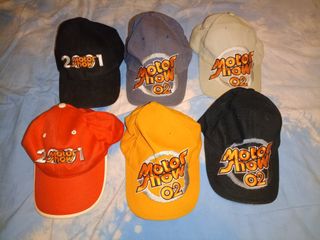 Lotto 6 Cappelli Motor Show Bologna 2001-2002