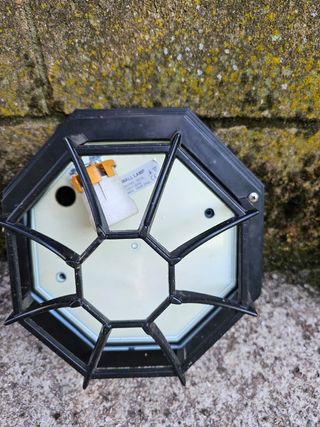 Foco de pared octogonal