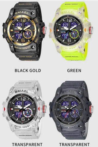 Reloj SMAEL deportivo militar verde