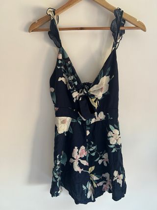 Mono Verano Pull&Bear flores - azul 