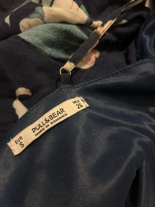 Mono Verano Pull&Bear flores - azul 