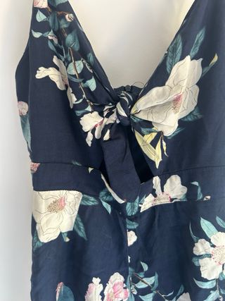 Mono Verano Pull&Bear flores - azul 