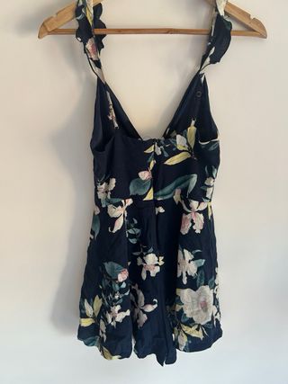 Mono Verano Pull&Bear flores - azul 
