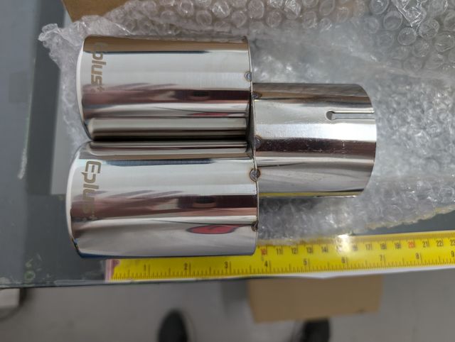 2 Puntas escape acero inoxidable Epıcu