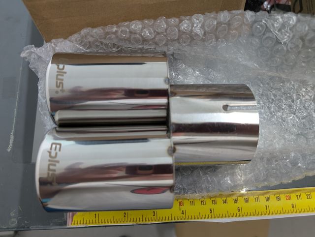 2 Puntas escape acero inoxidable Epıcu