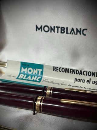 Full Set Pluma y Boligrafo Montblanc