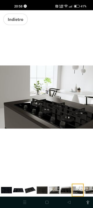 Piano cottura a gas Whirlpool GOWL958/NB