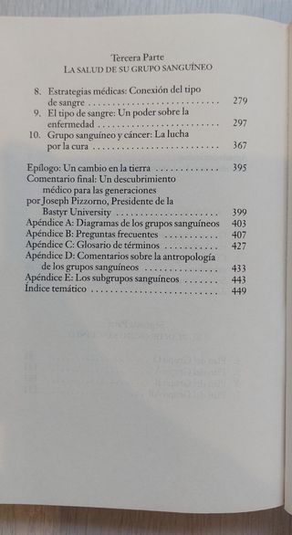Los grupos sanguíneos y la alimentación