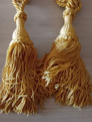 10 Nappe Tende in tessuto, blu e oro