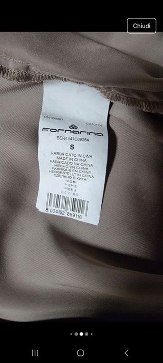 Blusa FORNARINA beige