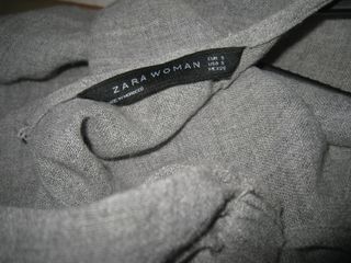 Blusa Zara Woman gris talla S