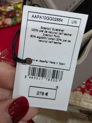 Bolso Purificación García Beige