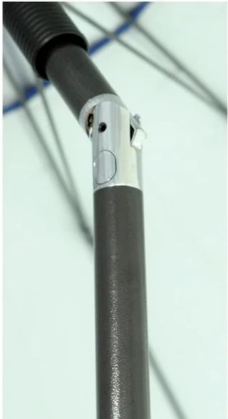 Sombrilla Marinera Rayas azul/blanca Filtro UV