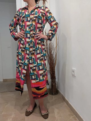 Vestido Yous multicolor estampado