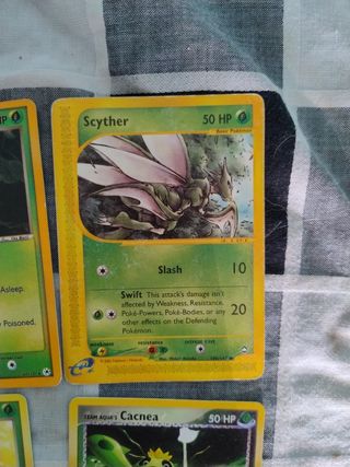 9 Carte Pokemon Inglesi - Base Set