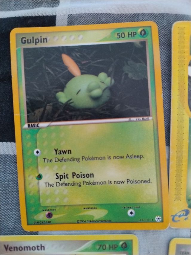 9 Carte Pokemon Inglesi - Base Set