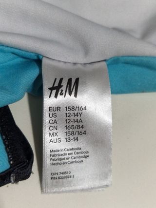 Costume intero H&M tg S ( eur 158/164 )