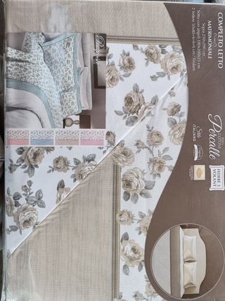 Lenzuola Matrimoniali Cotone Percalle Rosa