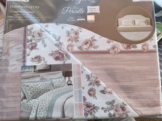 Lenzuola Matrimoniali Cotone Percalle Rosa