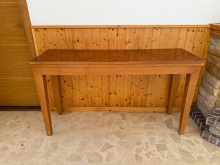 Mesa madera plegable marrón