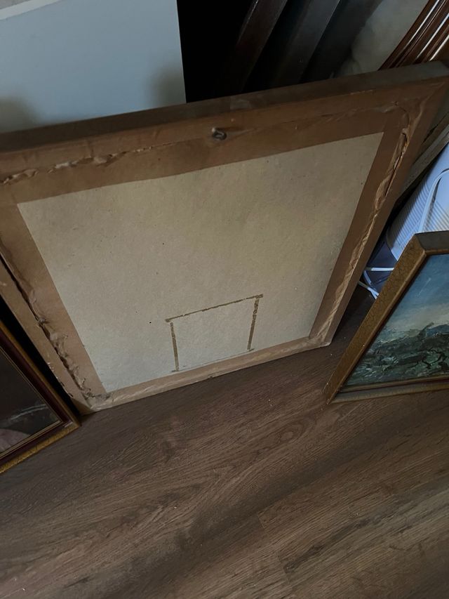 Marco vintage con impresión de Gainsborough