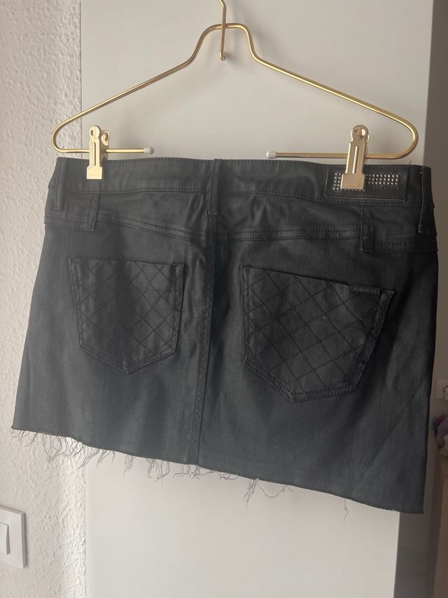 Mini Falda Vaquera Negra