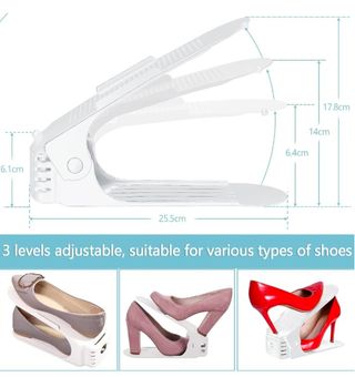 4 Organizadores Zapatos Blancos