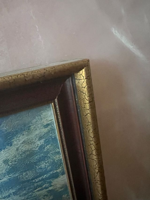 Marco vintage con impresión de Kokoschka