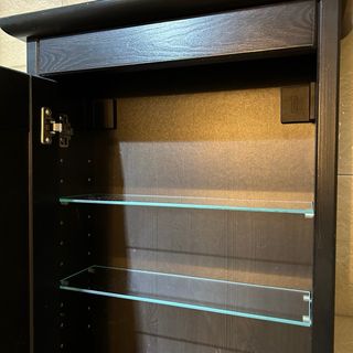 Mueble baño negro - Madera