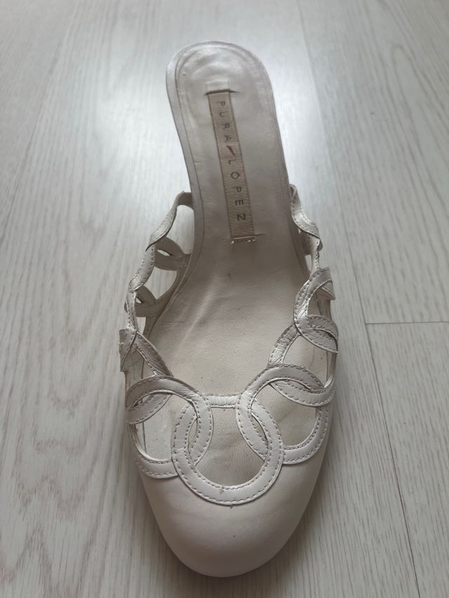 Sandalias Pura Lopez blancas