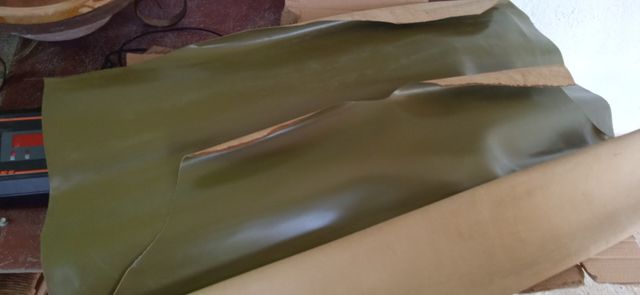 Cuero verde - Manualidades