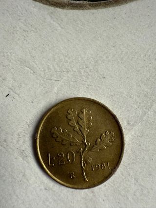 Moneta 20 Lire Italia 1981