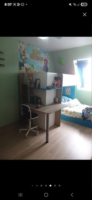 Litera Samuel 2x90x190 - Escritorio