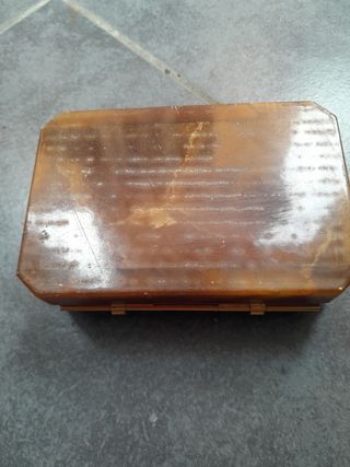 Scatola portaoggetti alabastro marrone