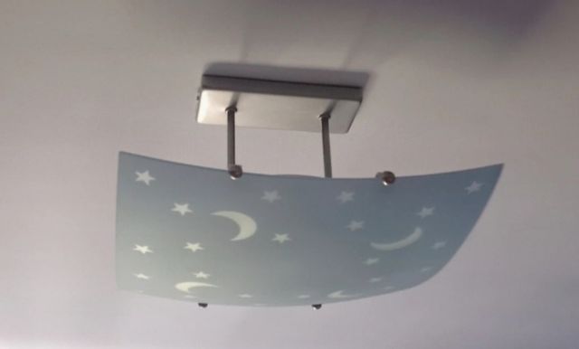 Lámpara infantil estrellas lunas